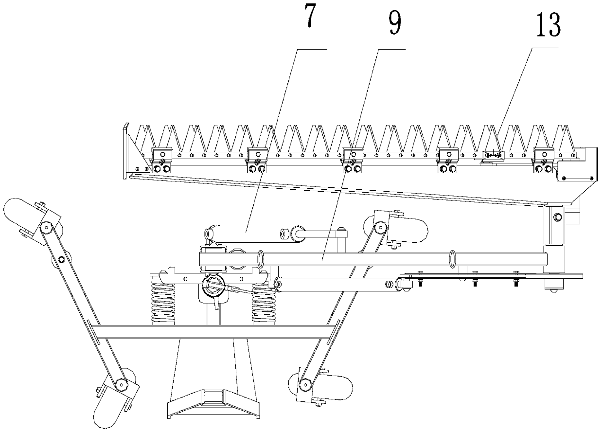 Full-hydraulic fast switching trimming device