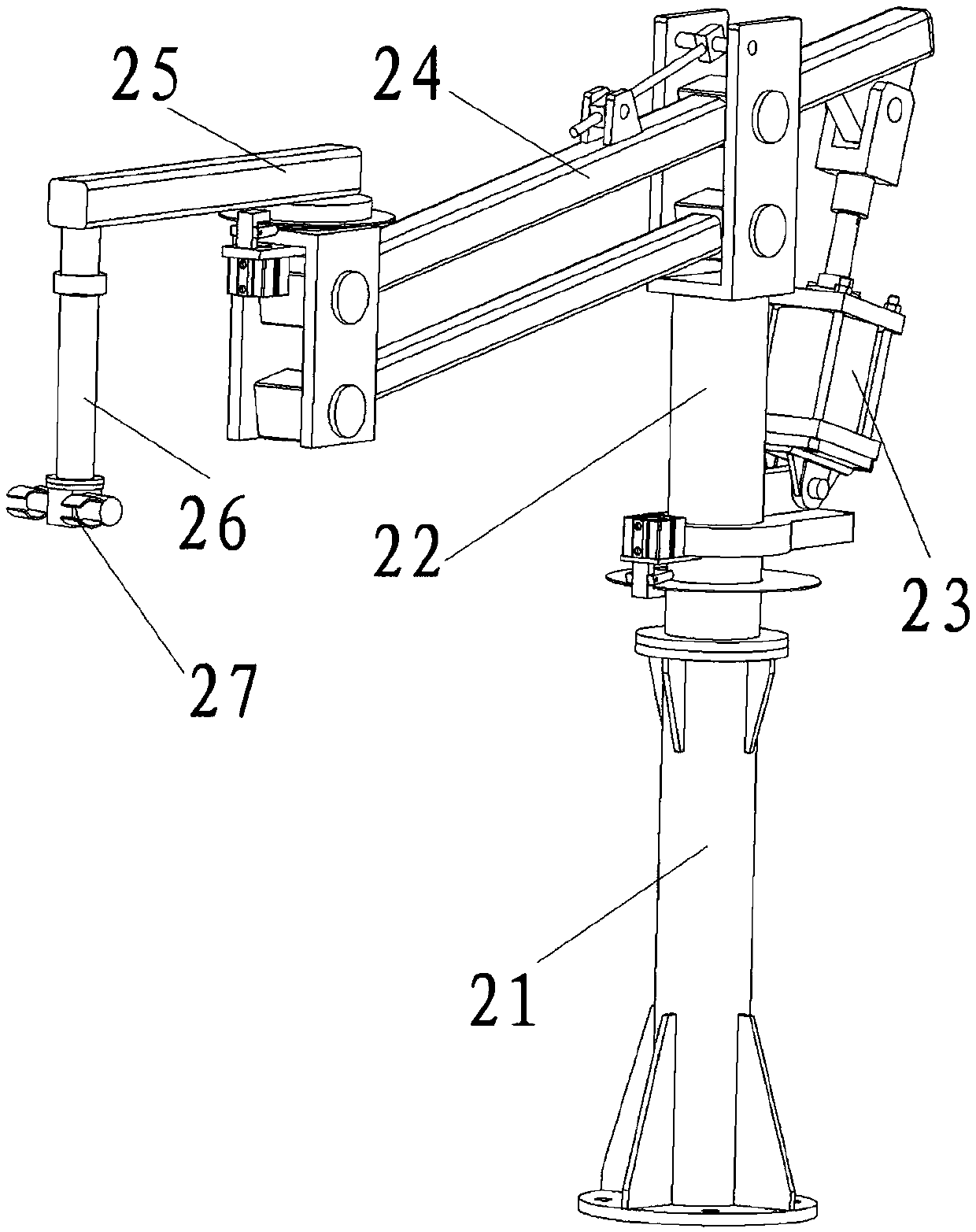 Efficient automatic encasing system for bulk cargo material container