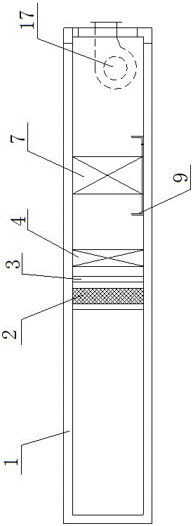 Integral waste heat recovering and drying device