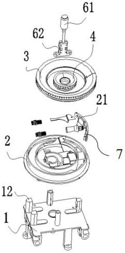 Upper air inlet burner