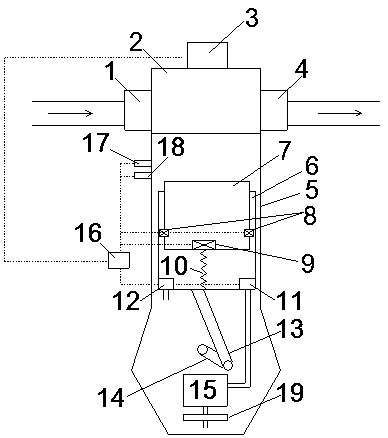 Continuous adjustable piston height type self-locking energy-saving engine