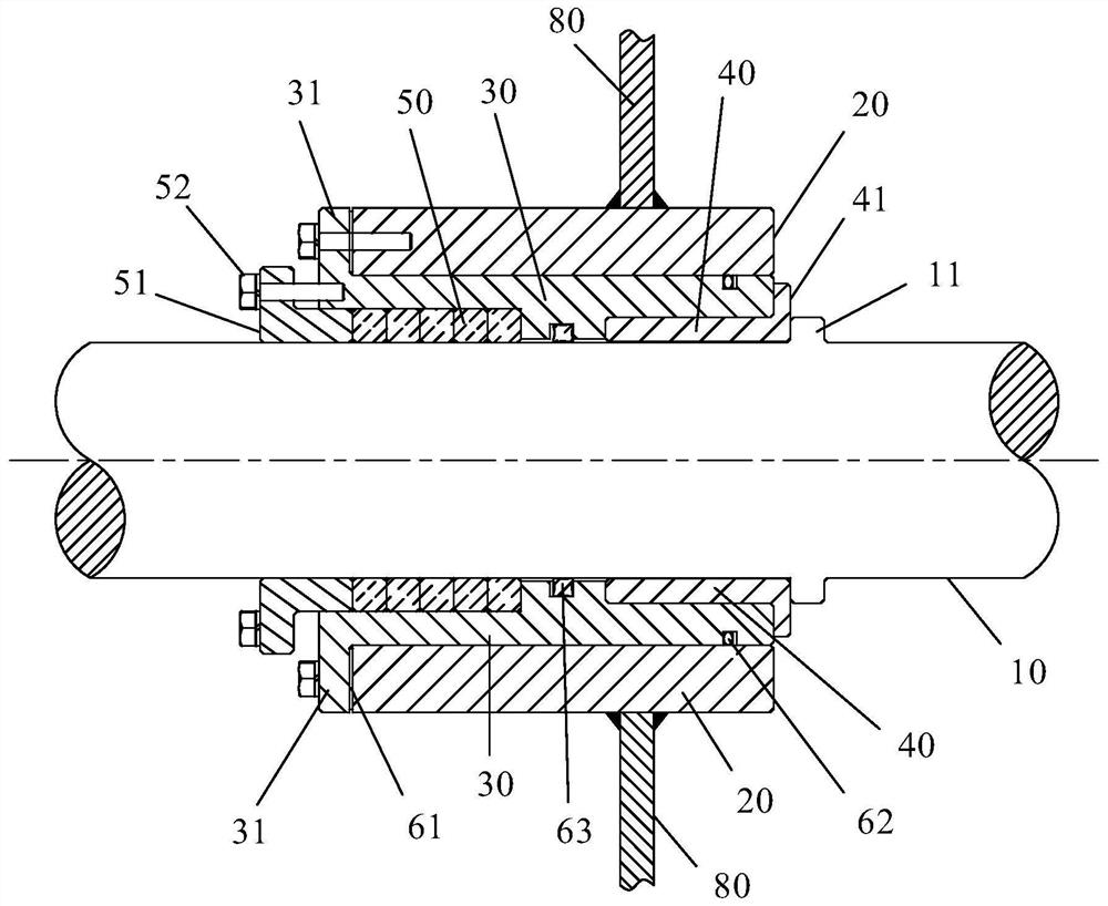 Sealed bearings for marine underwater installations