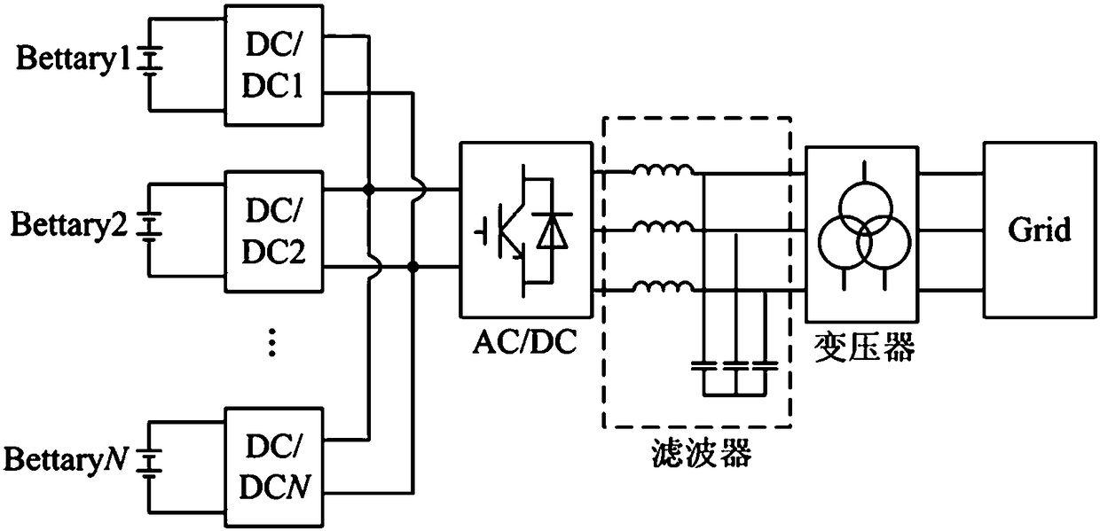 Energy storage current transformer based on multilevel DC/DC converter