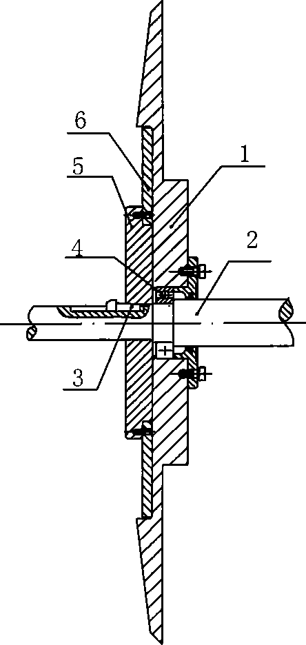 Dual-disk power crop root cutting and breaking anti-blocking device of no-tillage planter