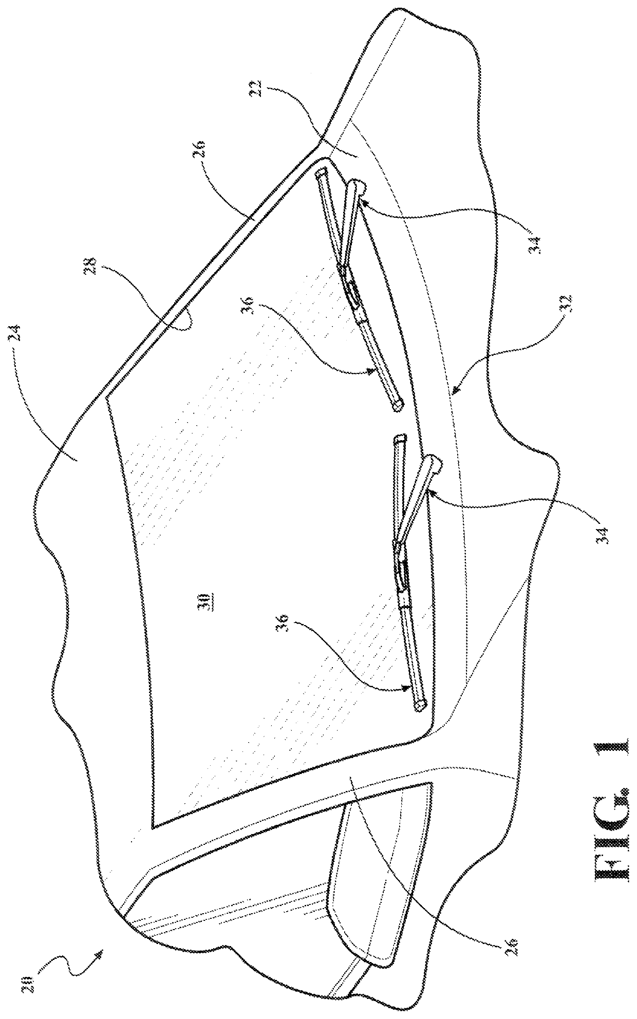 Refillable wiper blade with refill subassembly