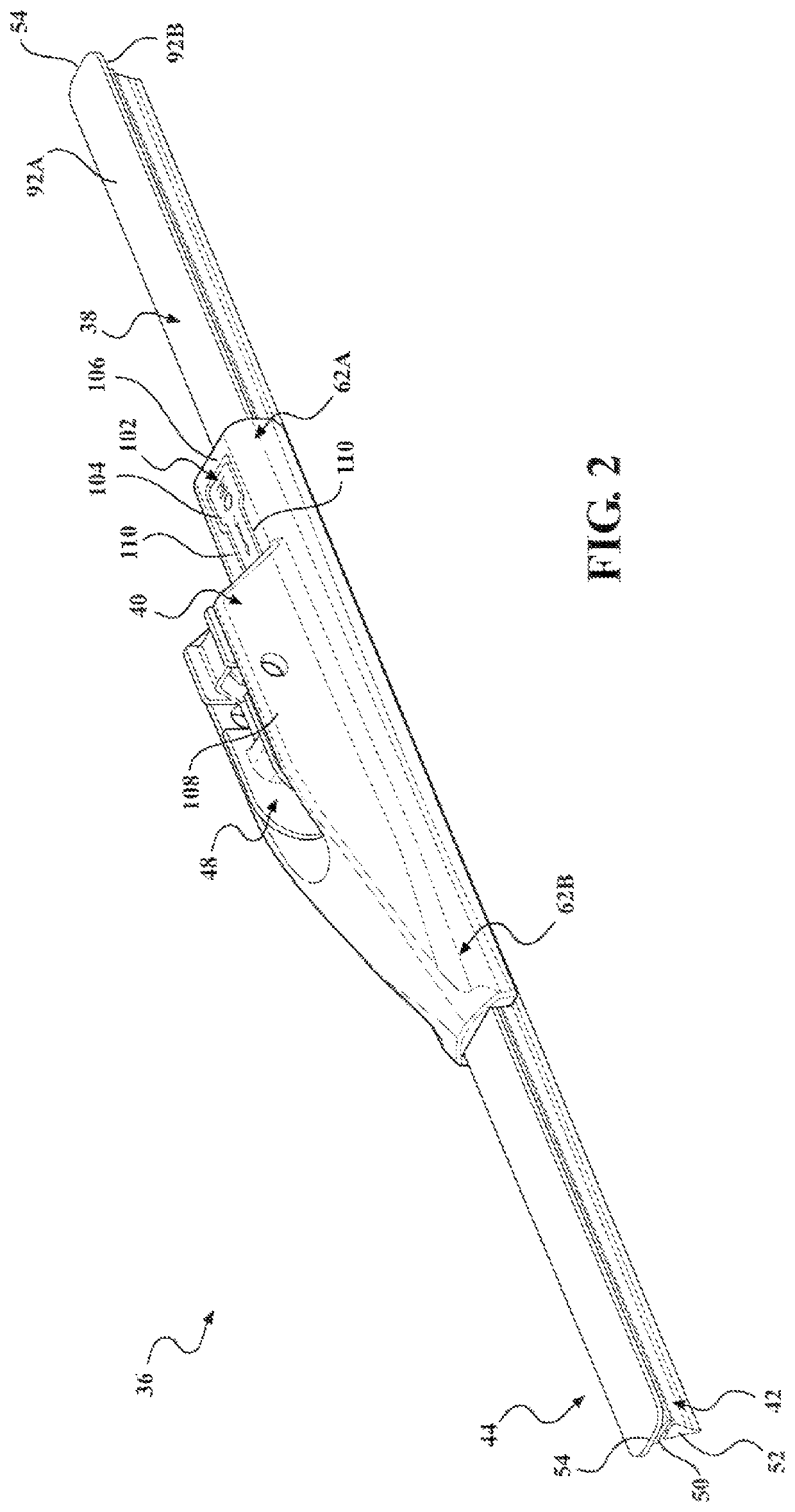 Refillable wiper blade with refill subassembly