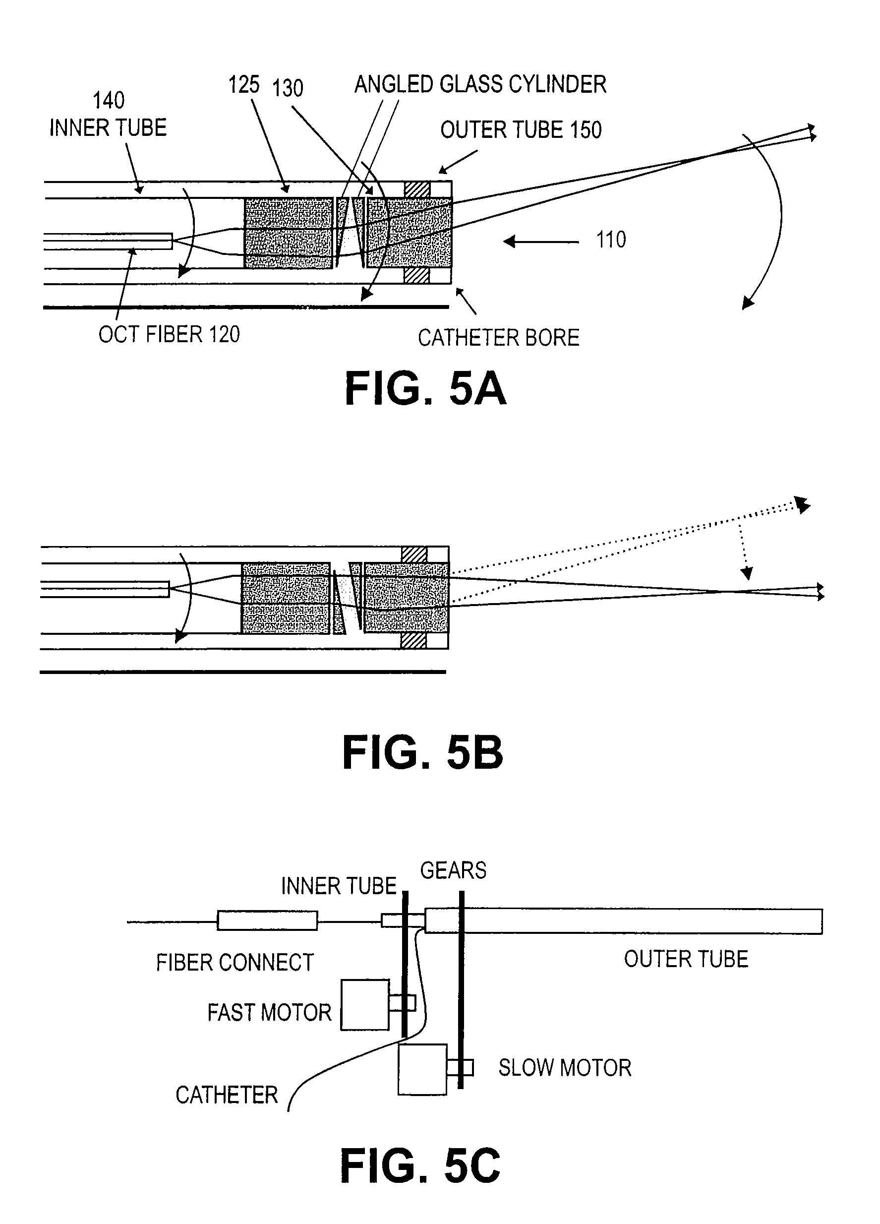 Paired angled rotation scanning probes and methods of use