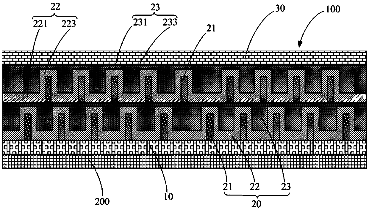 OLED device package structure, manufacturing method thereof and display device