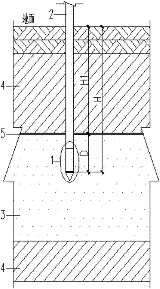 Method for measuring water level and water head height of confined aquifer by pore pressure static cone penetration test