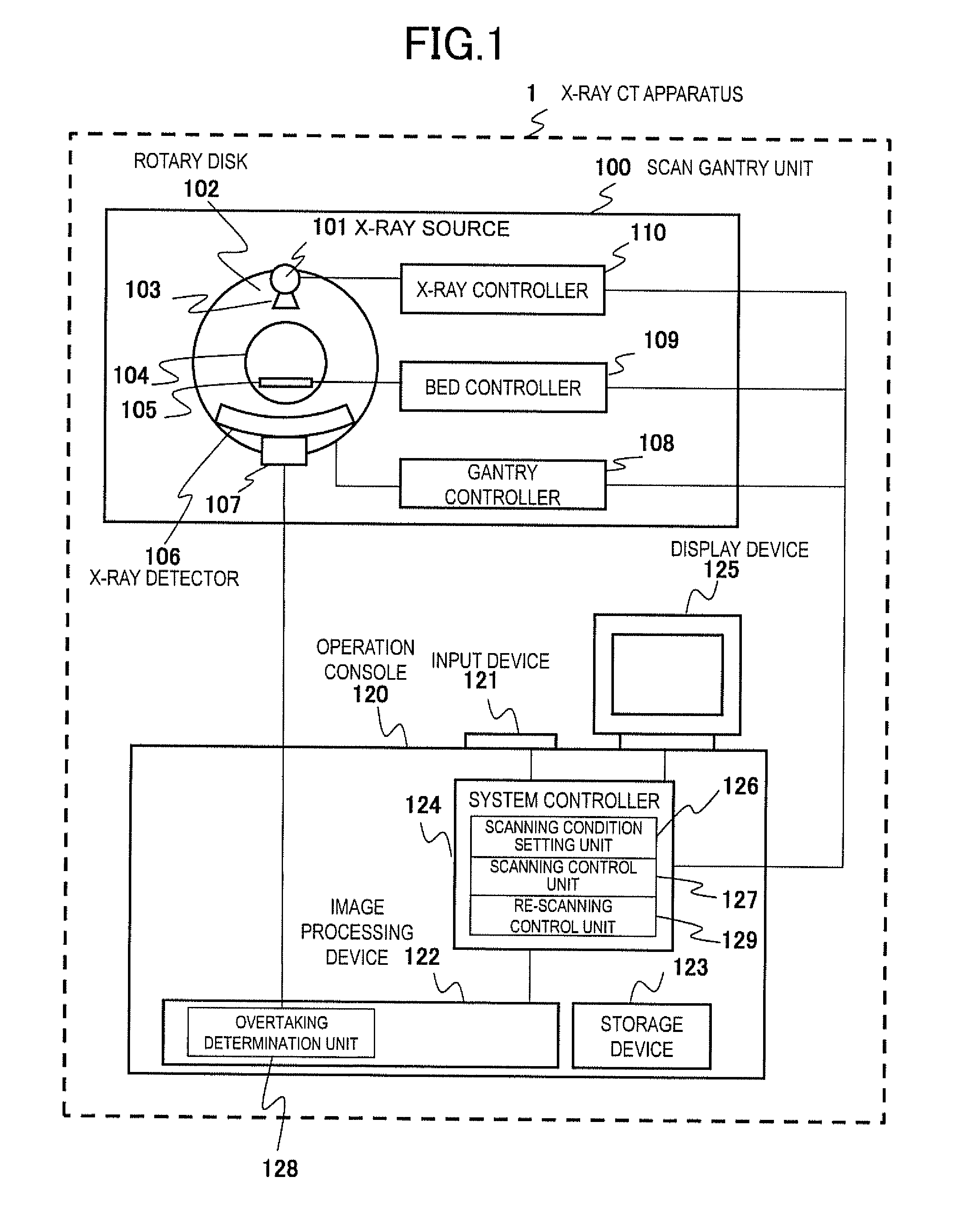 X-ray ct apparatus and contrast imaging method
