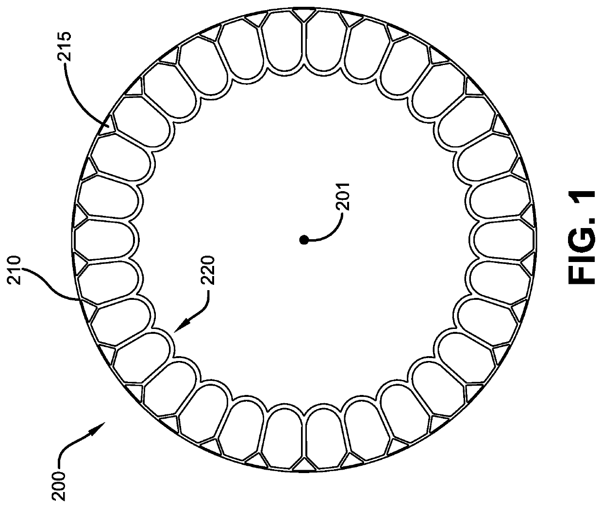 Modular non-pneumatic support structure