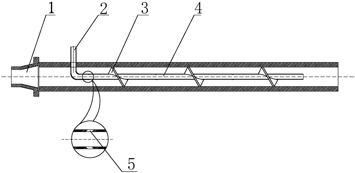 A multi-point oxygen injection and segmented mixing device for supercritical water oxidation reaction tubular reactor