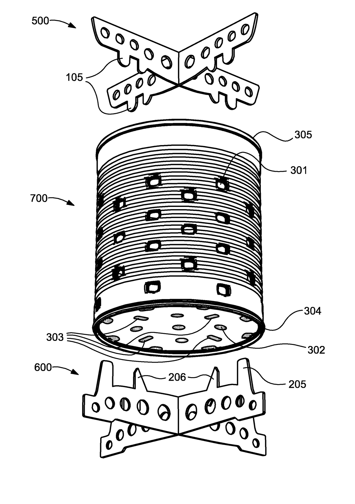 Portable camping and survival stove