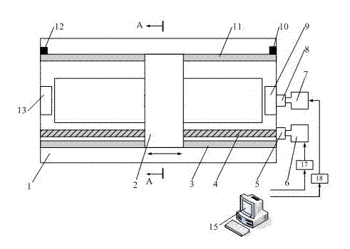 Automatic detecting device of screw rod straightness and applications thereof