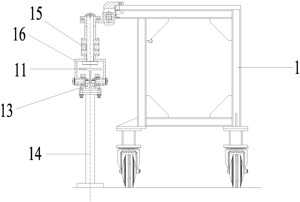 Tightening and conveying system of rear axle assembly mixed-model production line