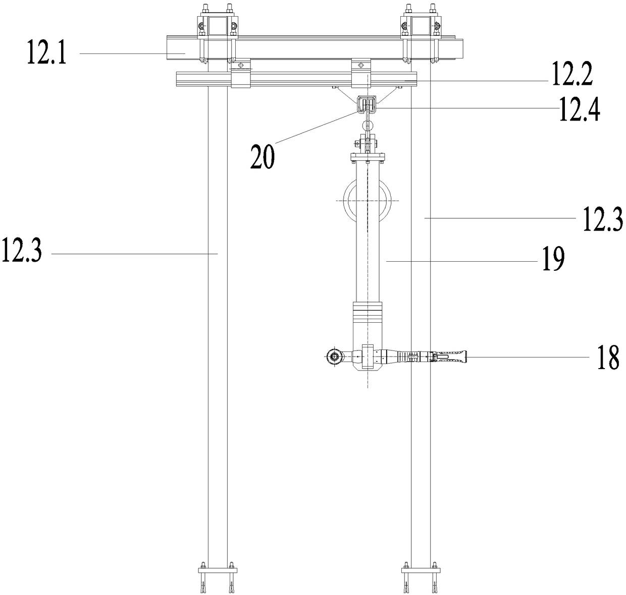 Tightening and conveying system of rear axle assembly mixed-model production line