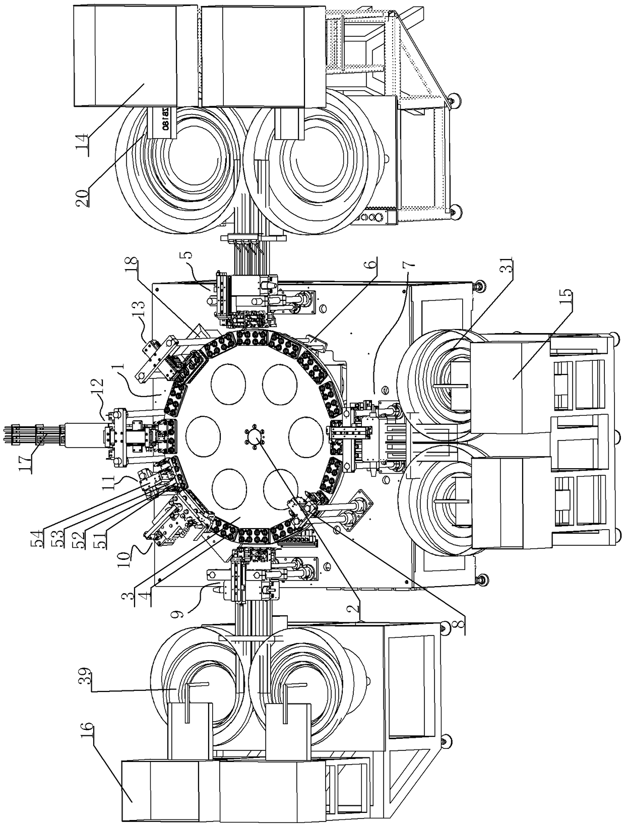 A medical bottle cap assembly machine