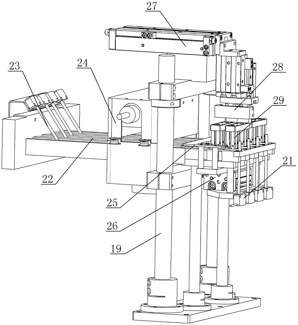 A medical bottle cap assembly machine