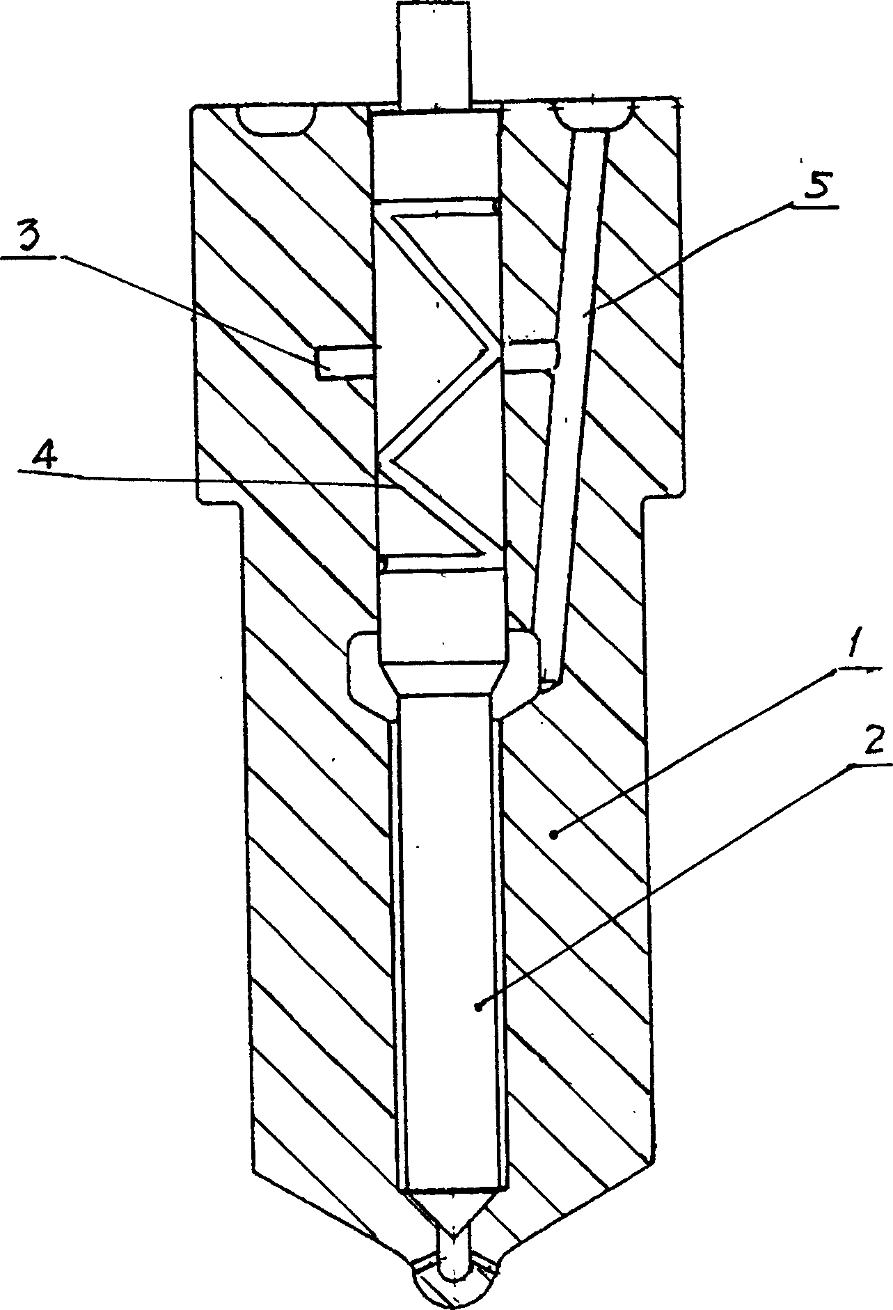 Needle valve pair with forced lubrication and cooling