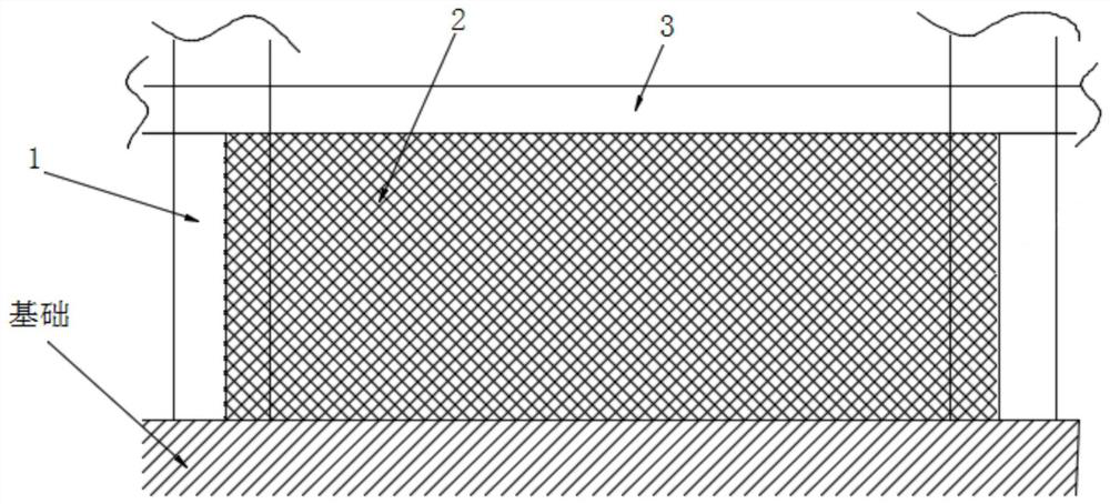 Heavy pouring and light pouring building with shell fabrication system and construction method