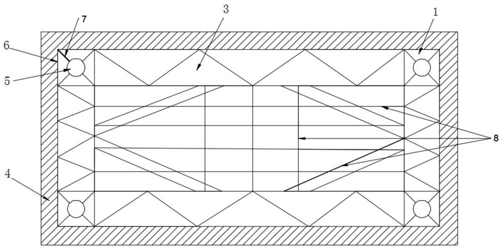 Heavy pouring and light pouring building with shell fabrication system and construction method