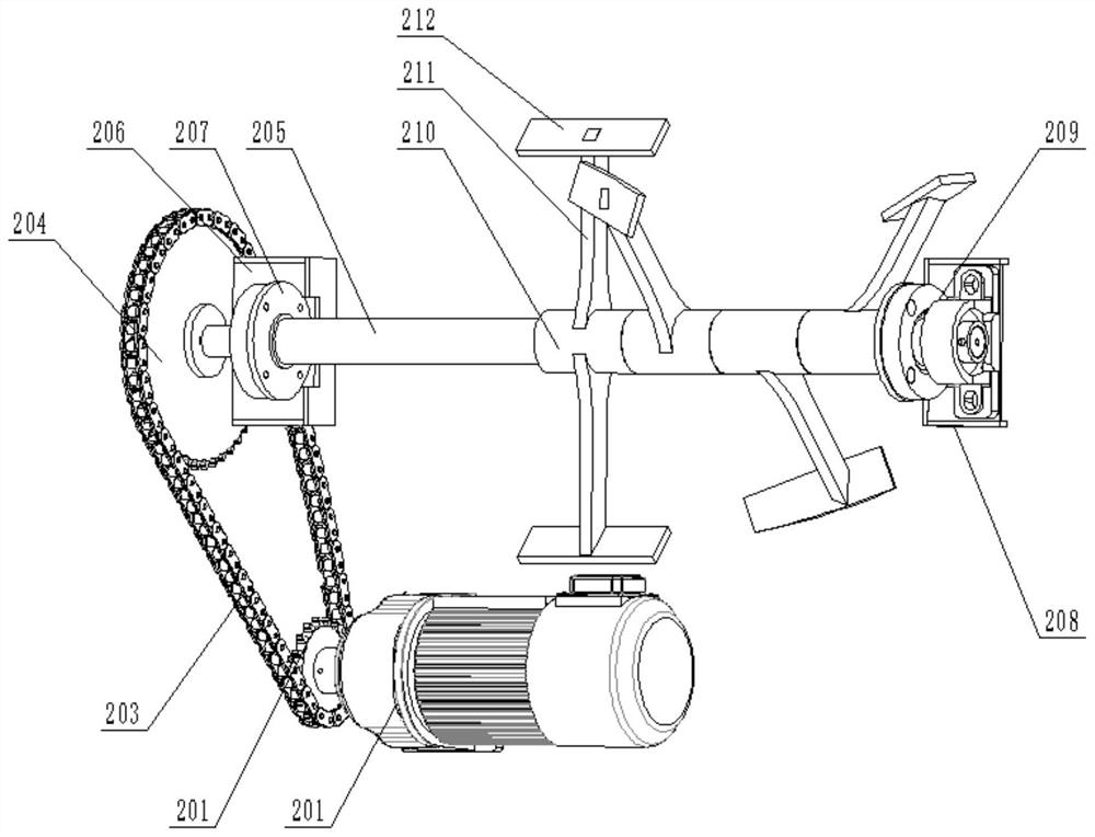 Dual crushing device of kitchen garbage treatment equipment