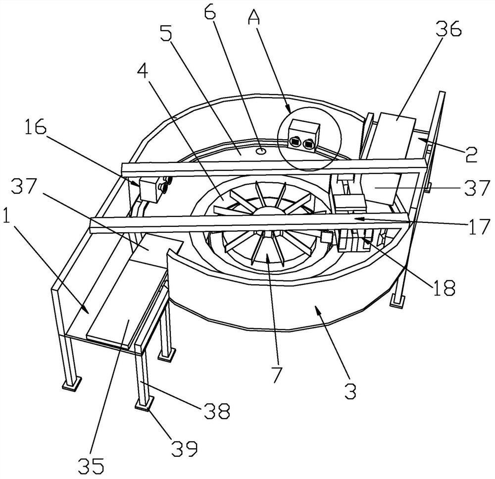 A rotary oil spray device for hardware fittings