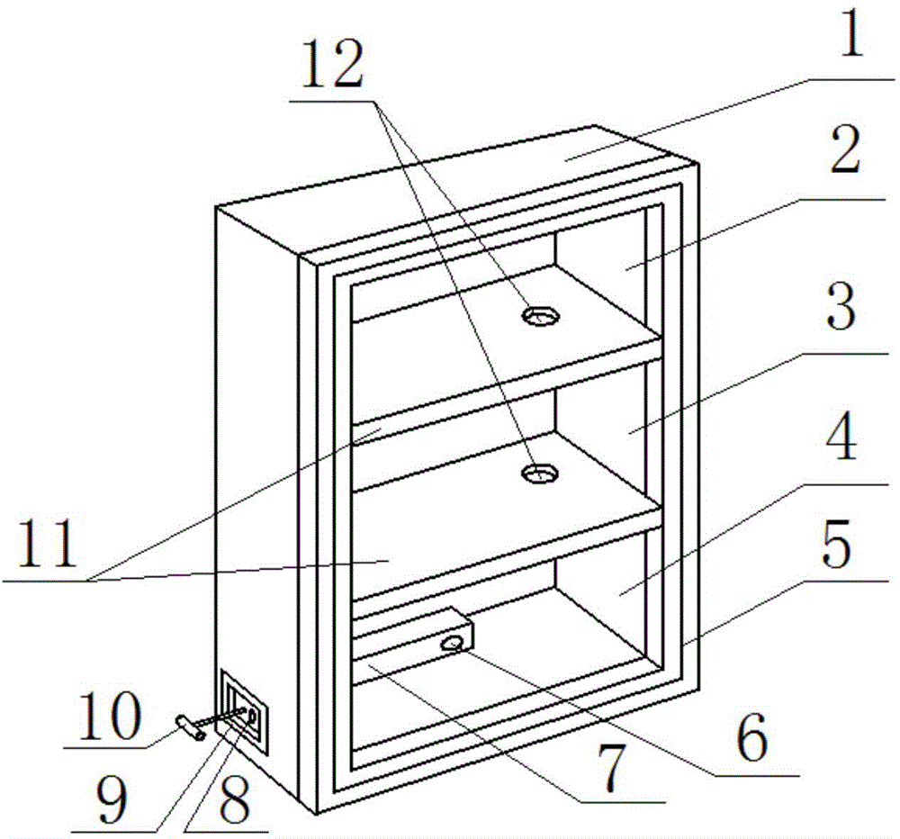 Negative-pressure tableware storage cabinet