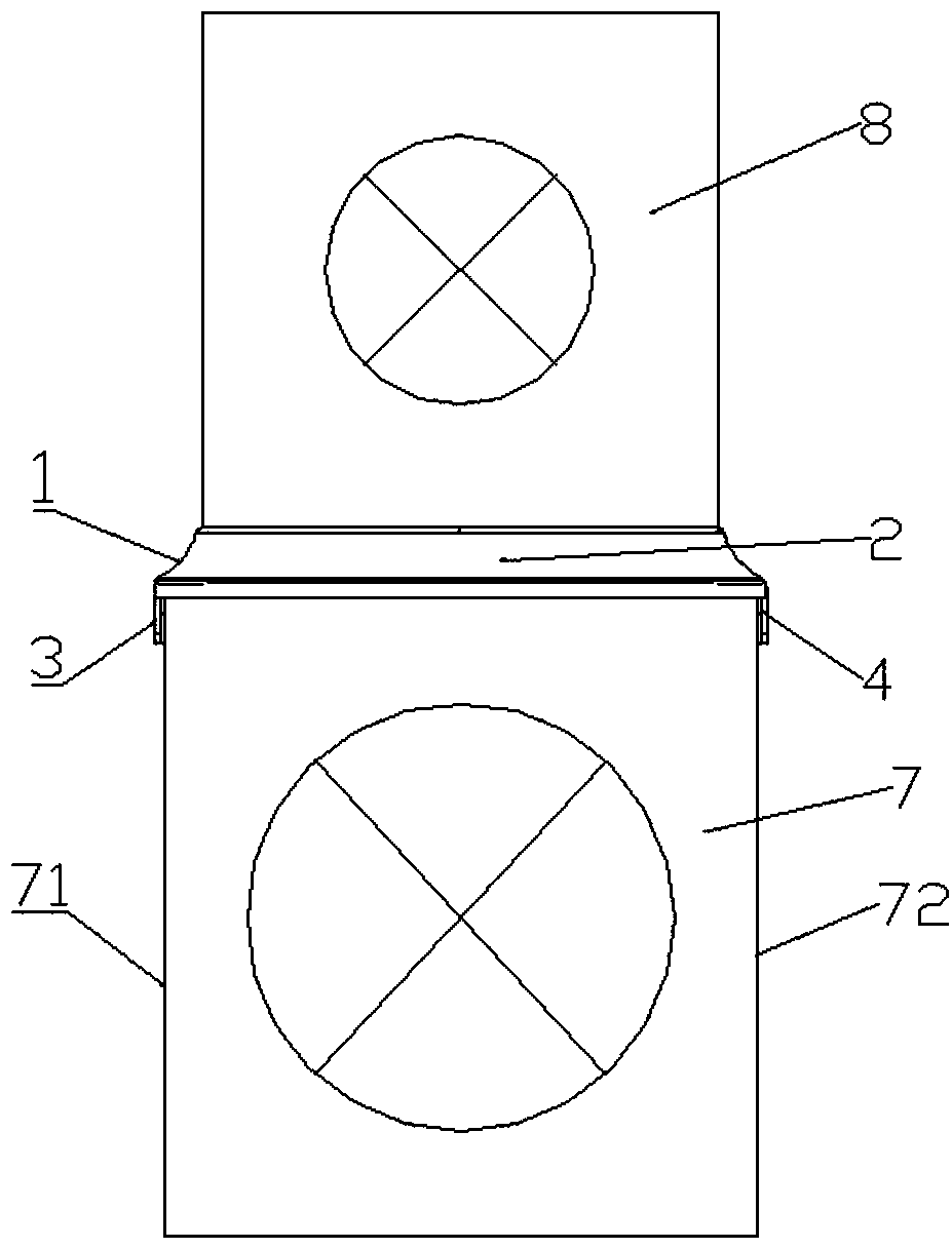 Method for assembling and disassembling stacking base