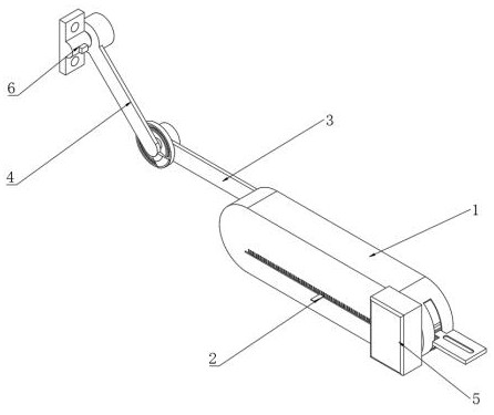 Two-dimensional two-degree-of-freedom electric photography rocker arm system