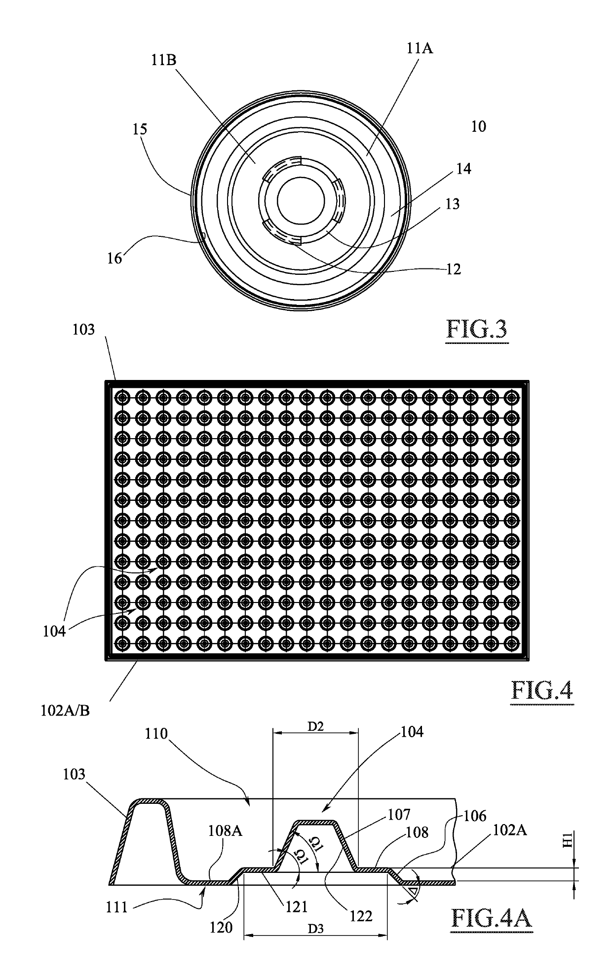 Container of a fluid substance and a transport system therefor