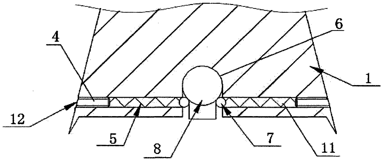 Ammunition with head capable of deflecting and based on smart material driver