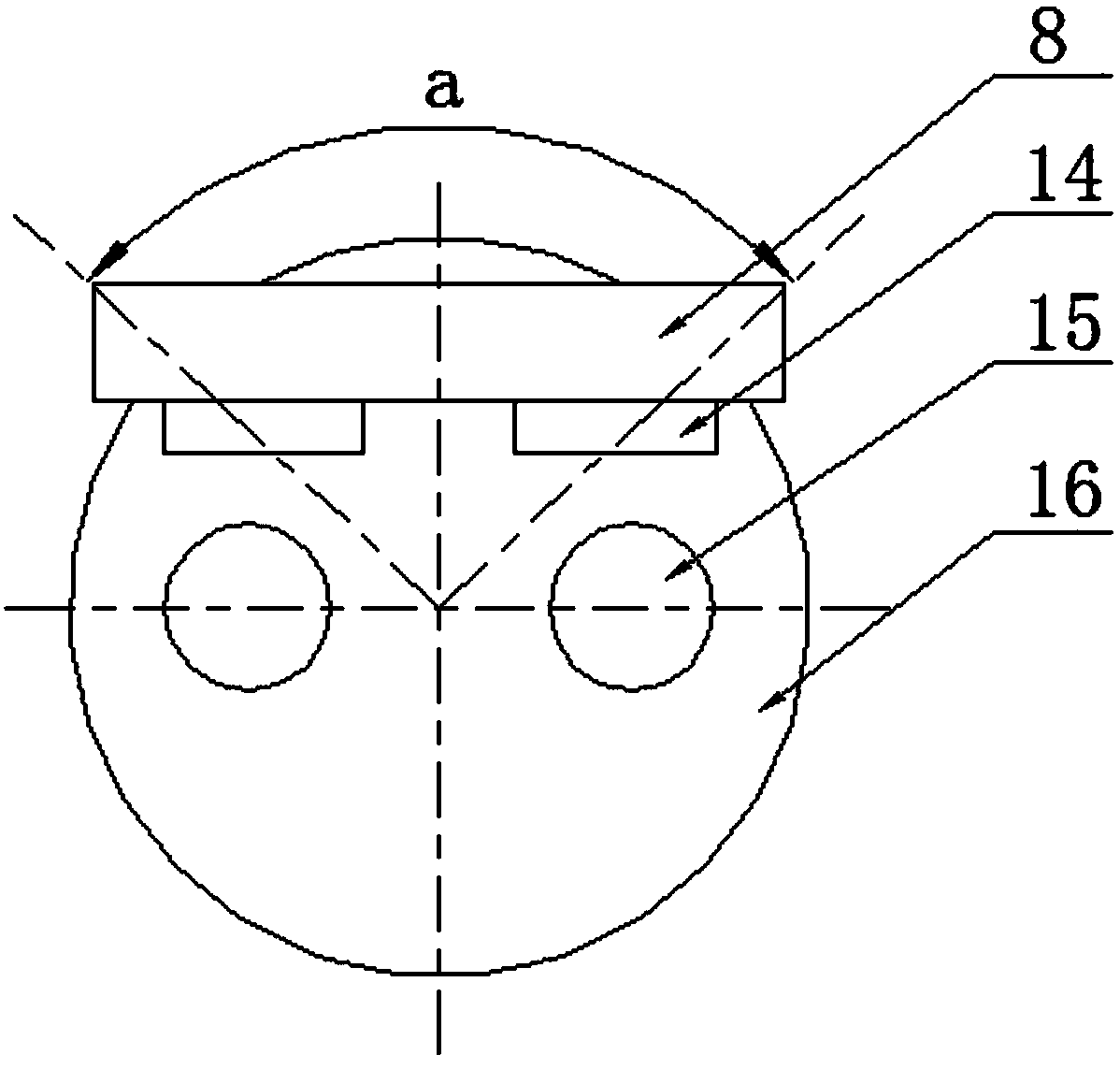 Novel mechanical remote water meter