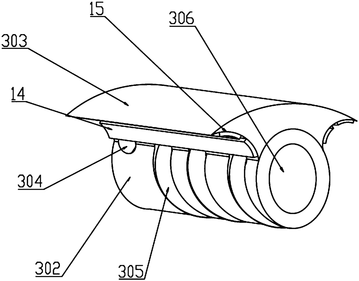 Electromagnetic induction heating device for internal mixer rotor surface overlaying preheating