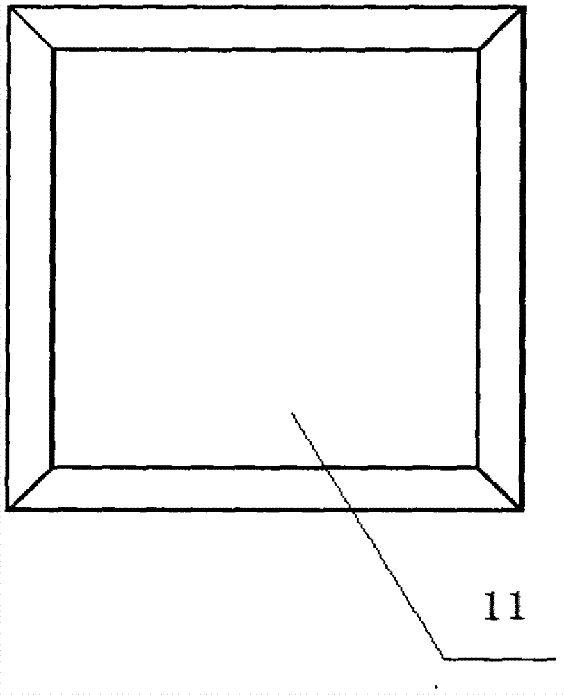 Building plaster mold box and open-web floor slab structure using same