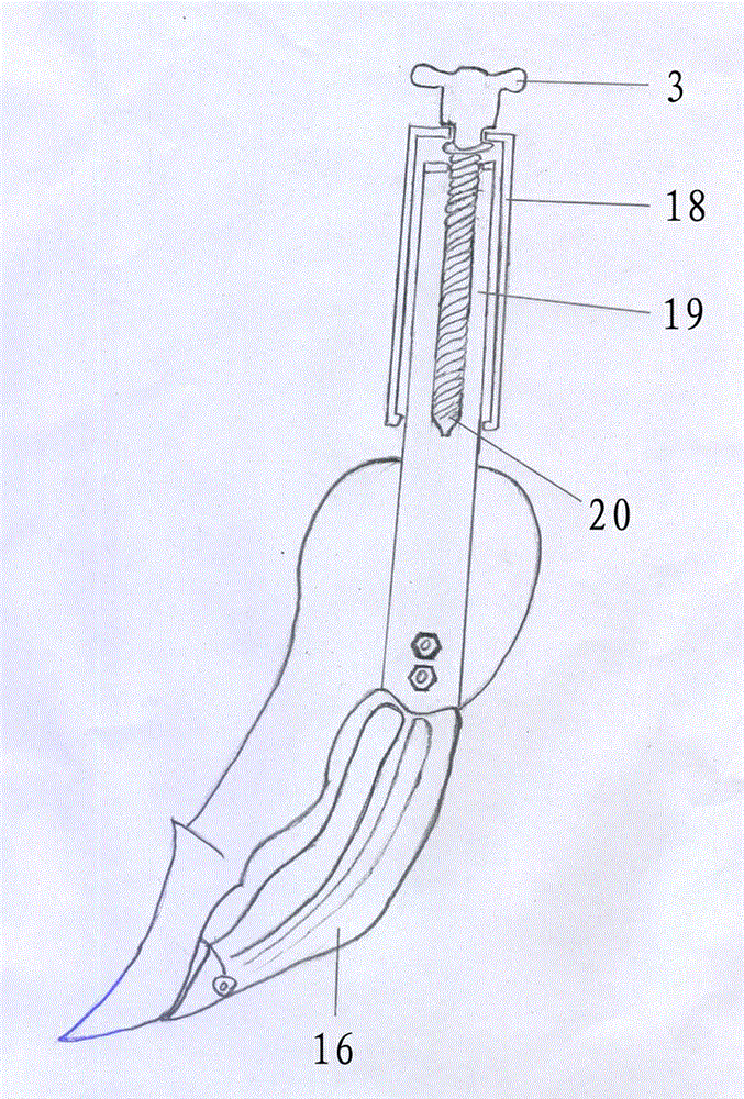 Lifting type double-share plough