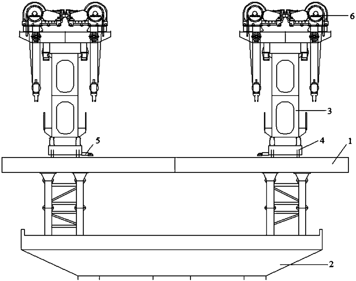 method-for-synchronous-construction-of-variable-spacing-double-width