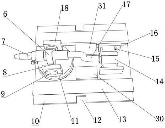 Fire-fighting robot having alarm function