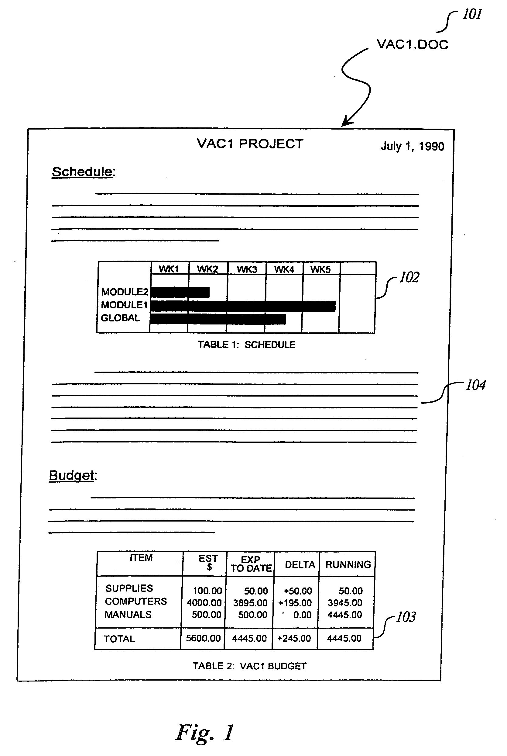 Method and system for caching presentation data