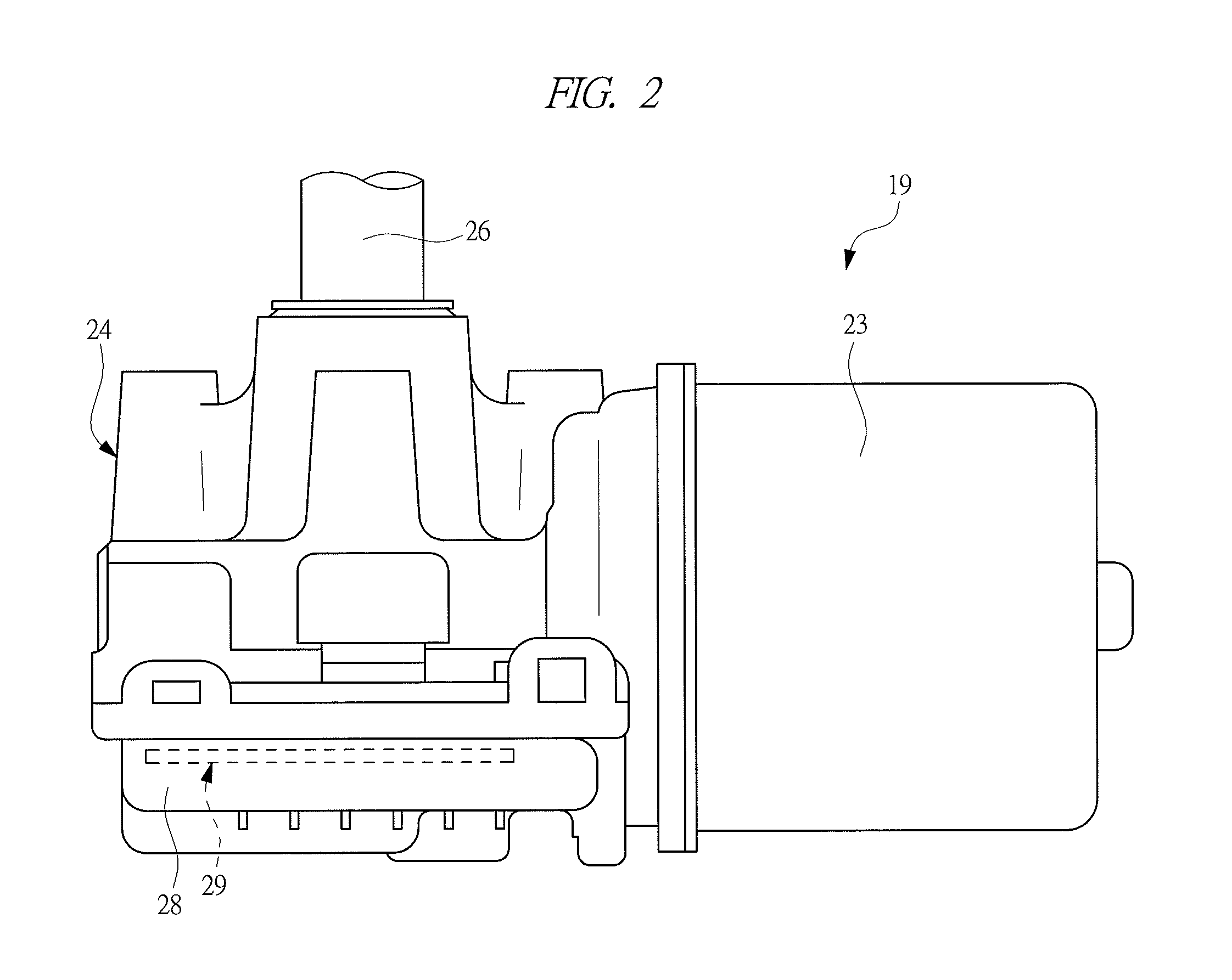 Brushless motor and wiper apparatus