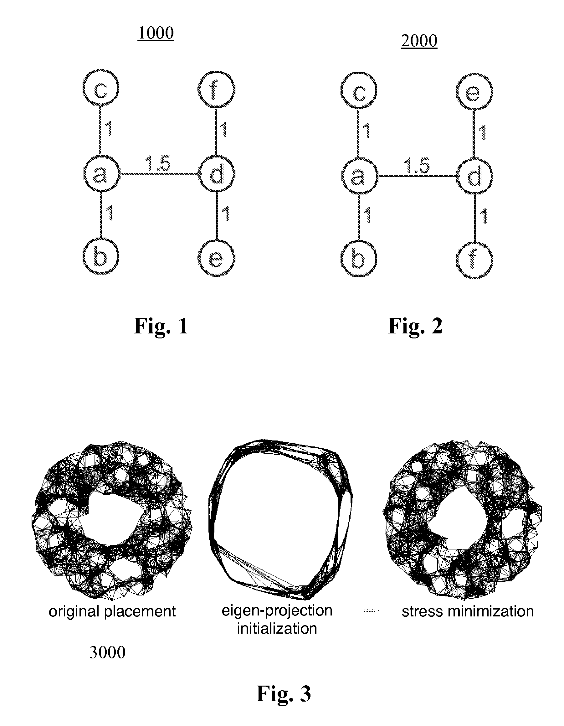 Distributed graph layout for sensor node networks