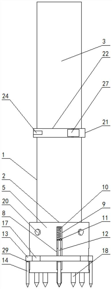 Method and device for anticorrosion treatment of annular concrete pole