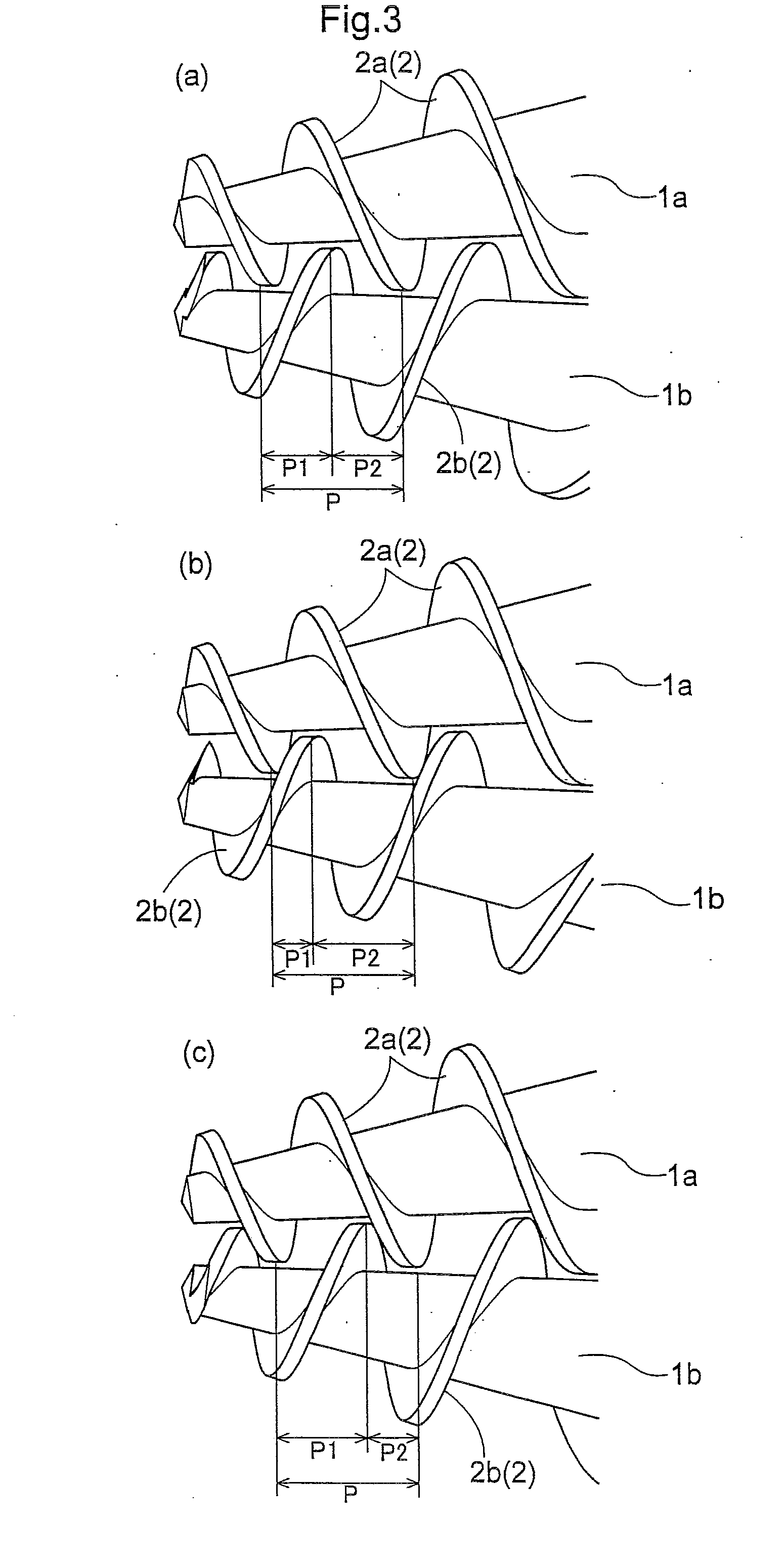 Two-shaft extruder