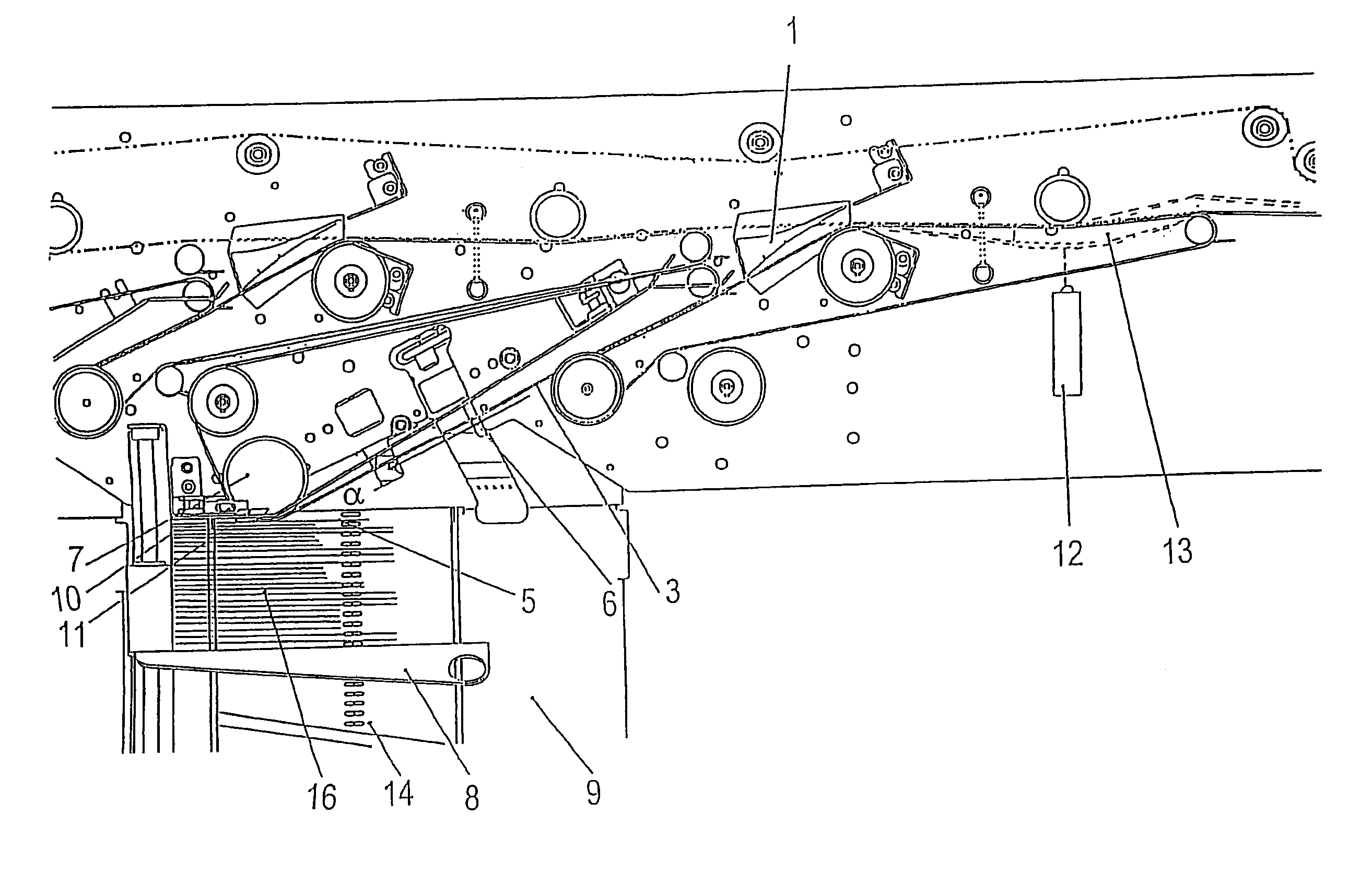 Method and device for stacking flat mailings