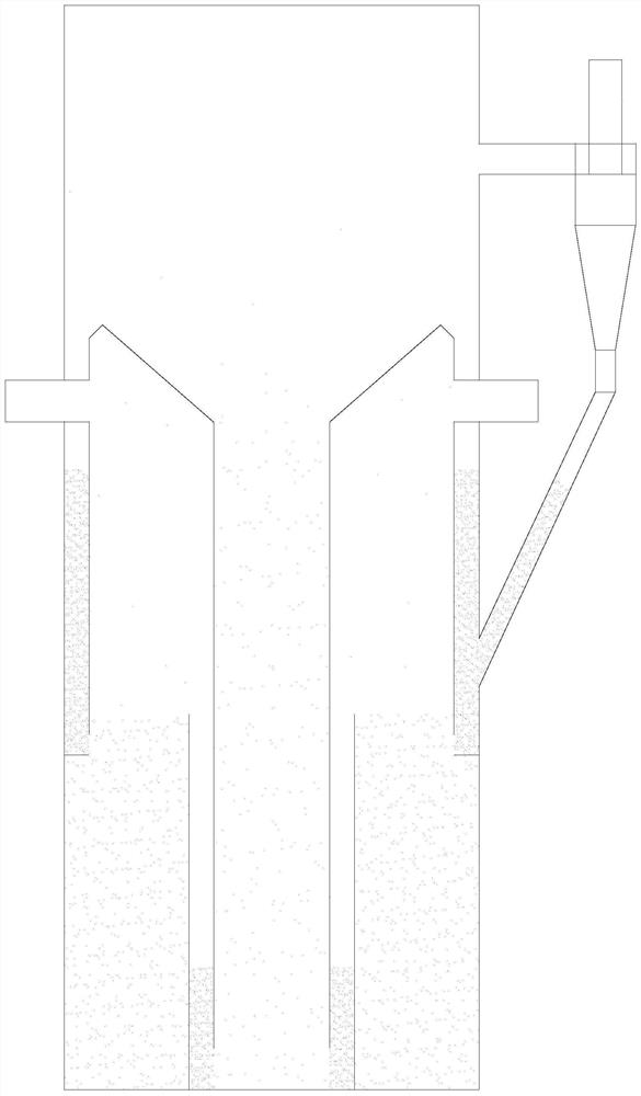 Method and device for mixed gasification of coal and sludge