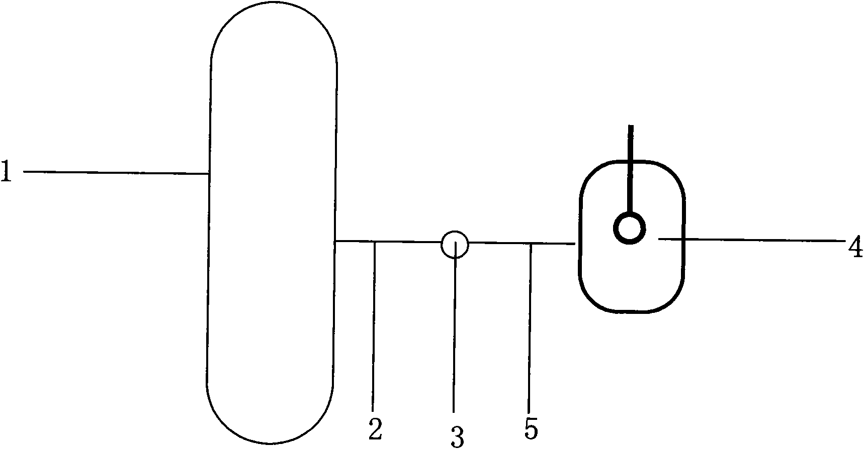 Tank connecting device for submarine
