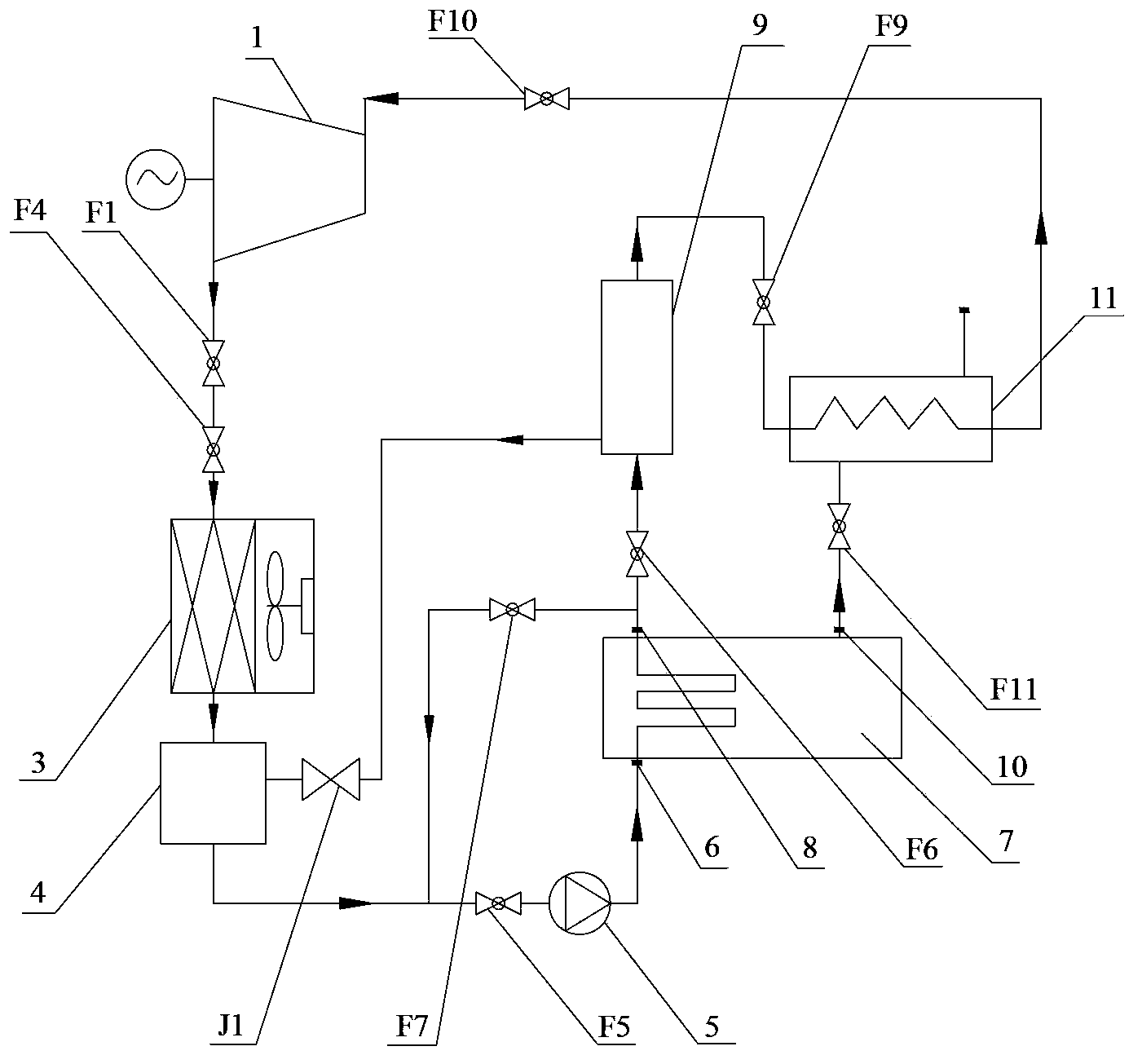 An engine waste heat recovery and utilization system using organic working medium as coolant