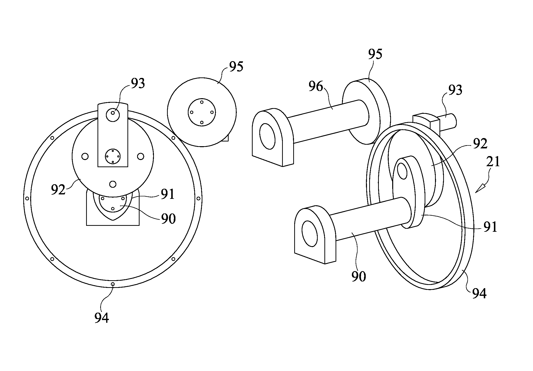 Combine harvester with variable stroke cleaning shoe