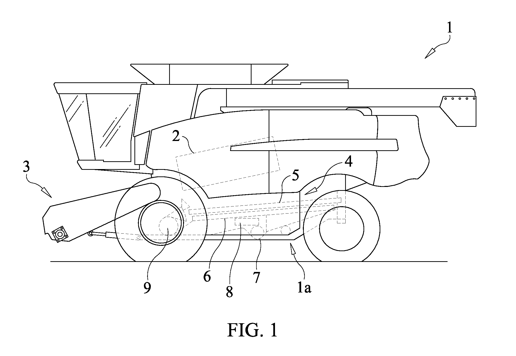 Combine harvester with variable stroke cleaning shoe