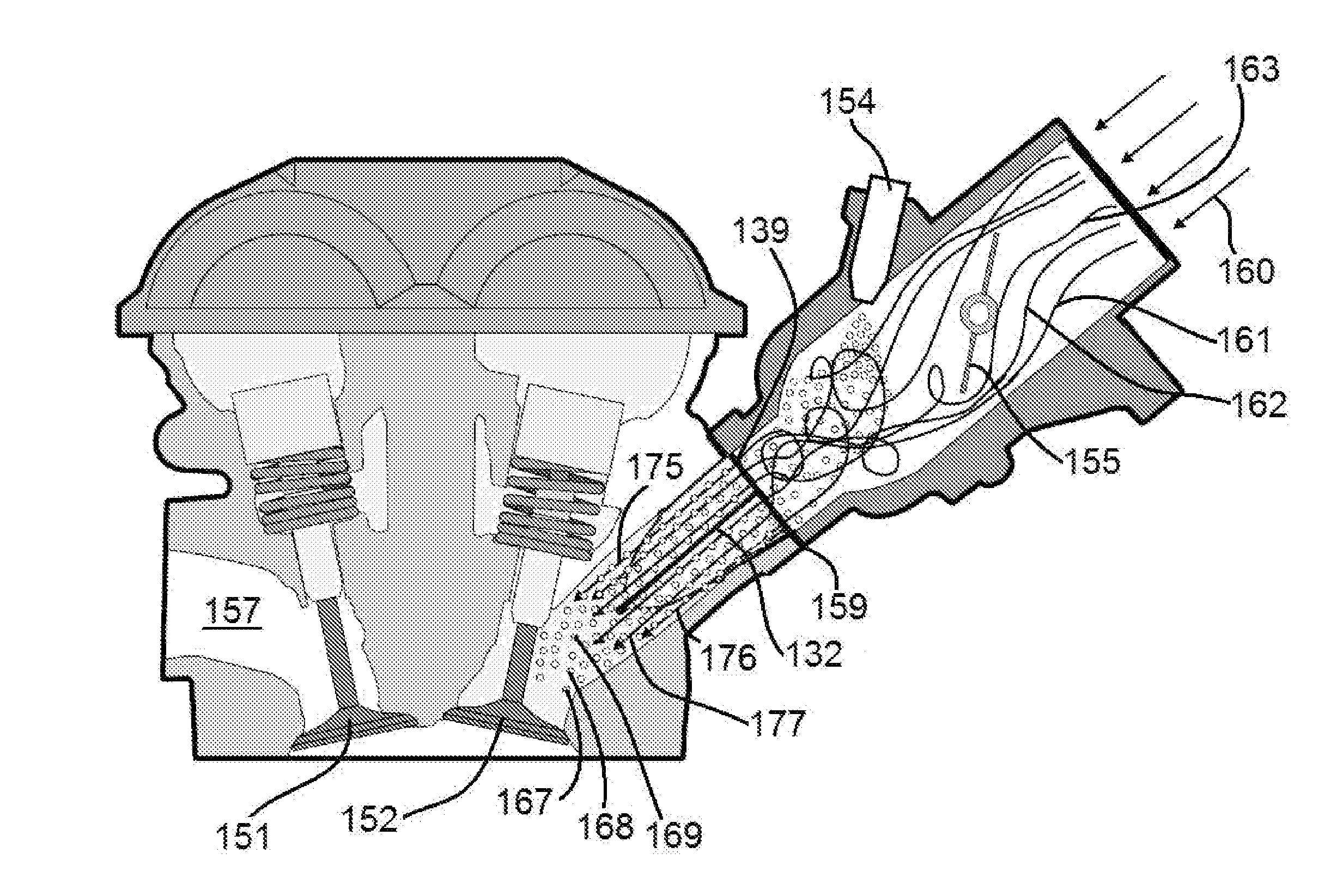 Quad flow torque enhancement flow divider causing improved fuel/air transfer